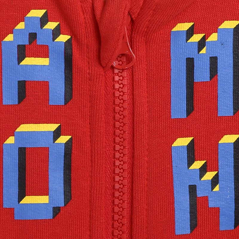 Printed Front Open Tracksuit With Hood  (2Pc) image number 5